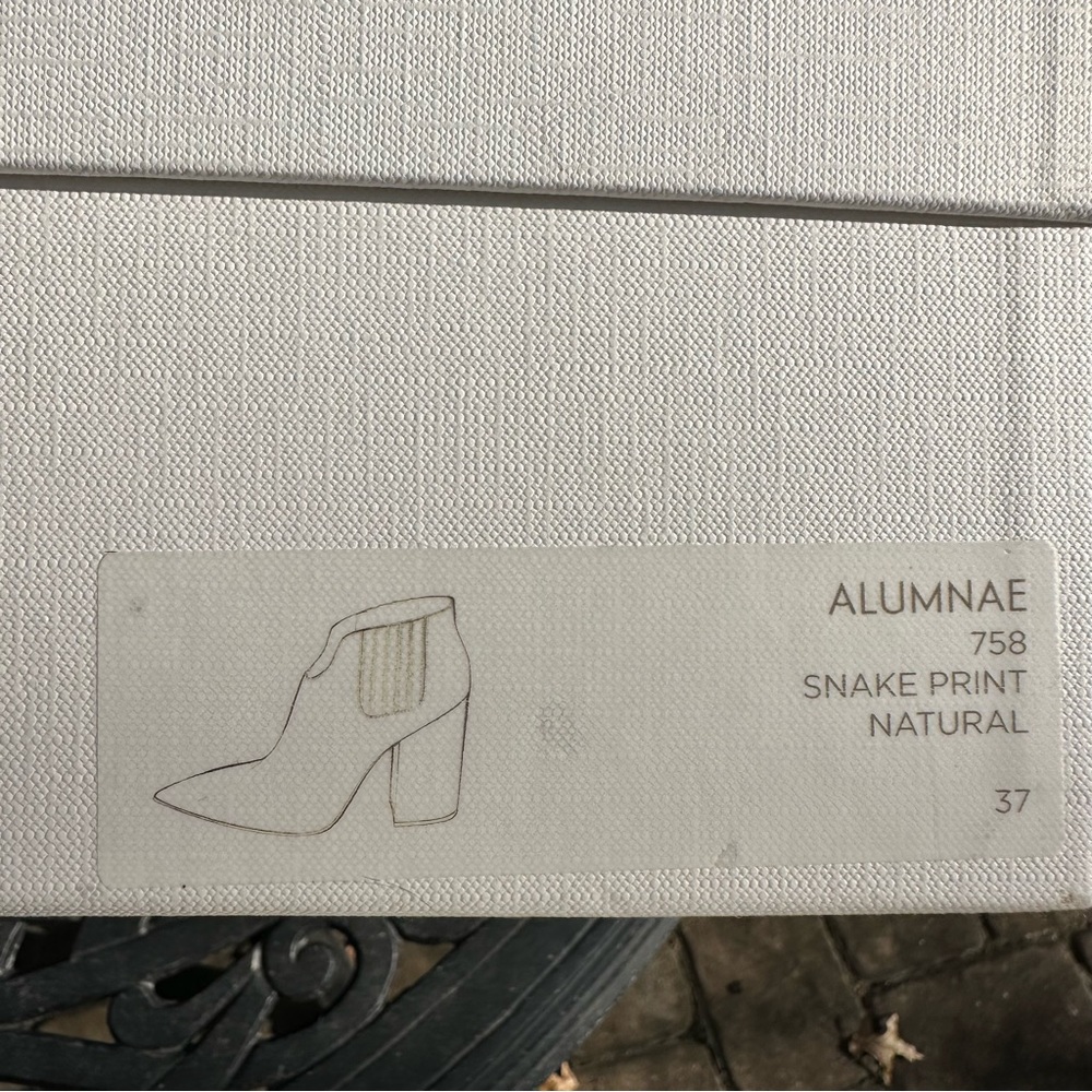 Alumnae Chelsea Snakeskin Booties - Picture 3 of 7
